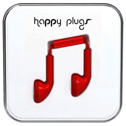 Happy Plugs Earbud Red